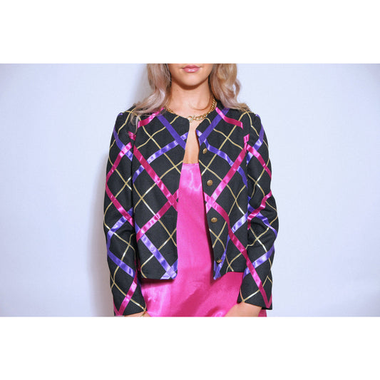 Purple & Gold Ribbon Jacket