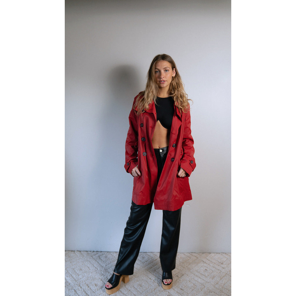 Red Trench Coat